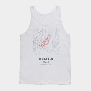 mugello simple track Tank Top